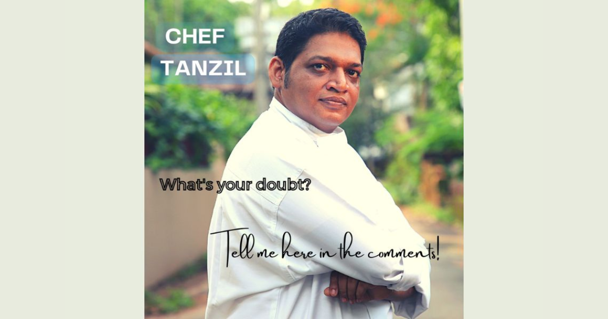 Chef Tanzil, with his culinary experience , India Mumbai
